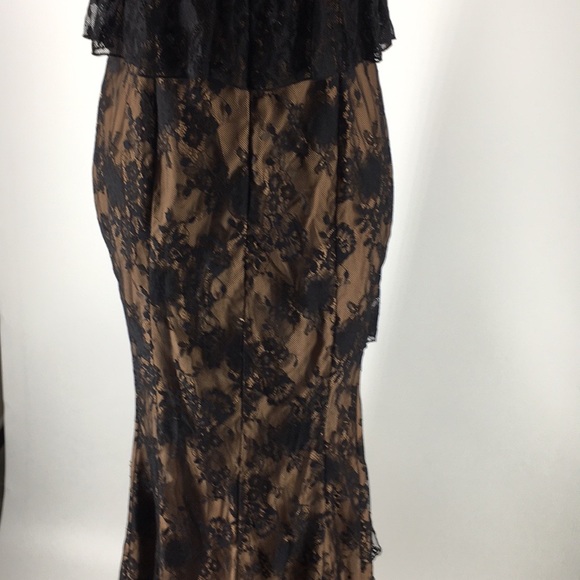 Majorelle Black Lace Dress (WP106) - Picture 6 of 6